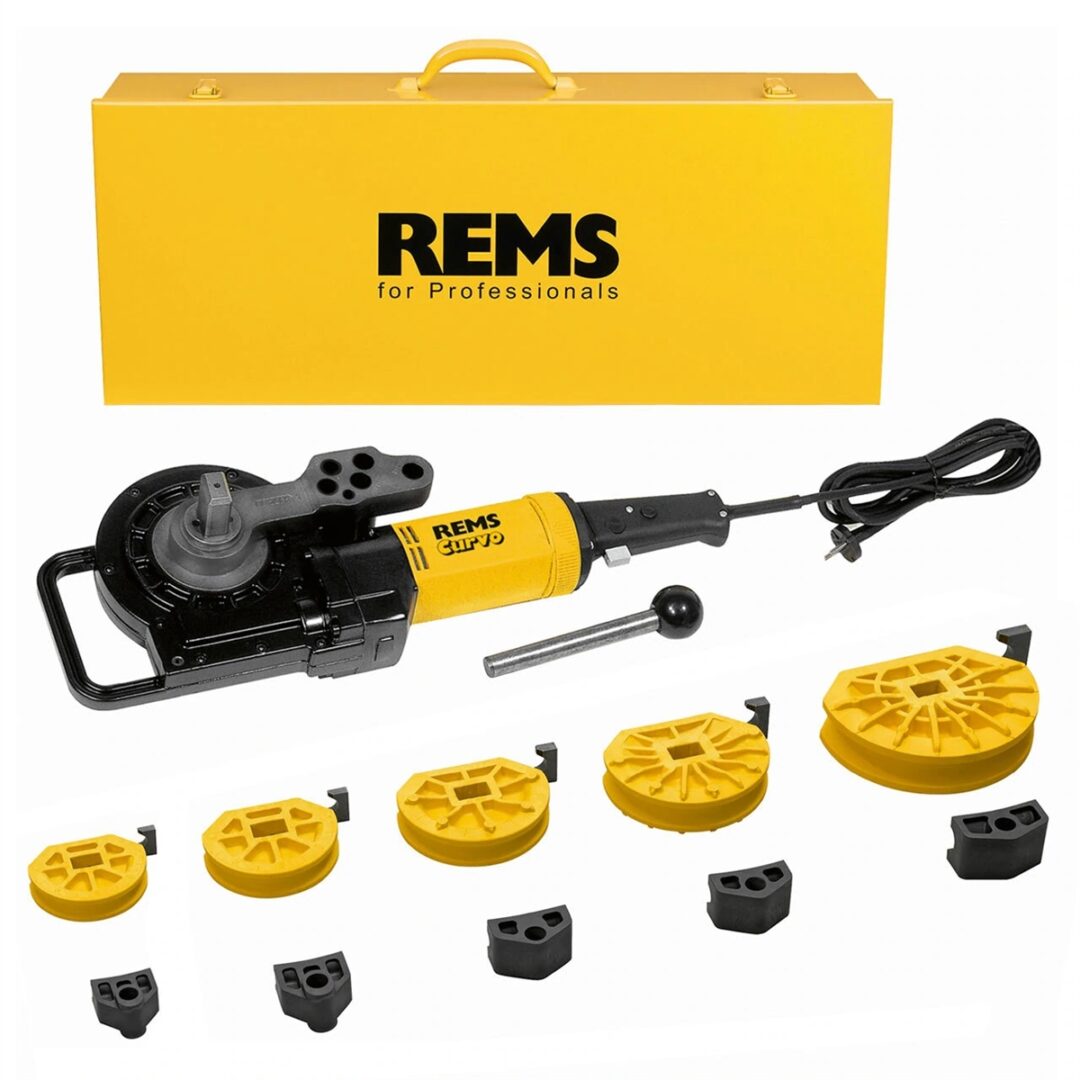 A rems electric pipe bender with eight heads
